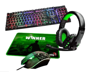 Combo Gamer 4 em 1