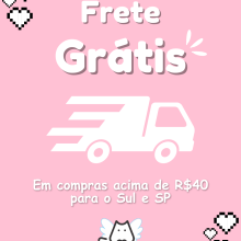 Colar cordão patinha de gato branca pixel art